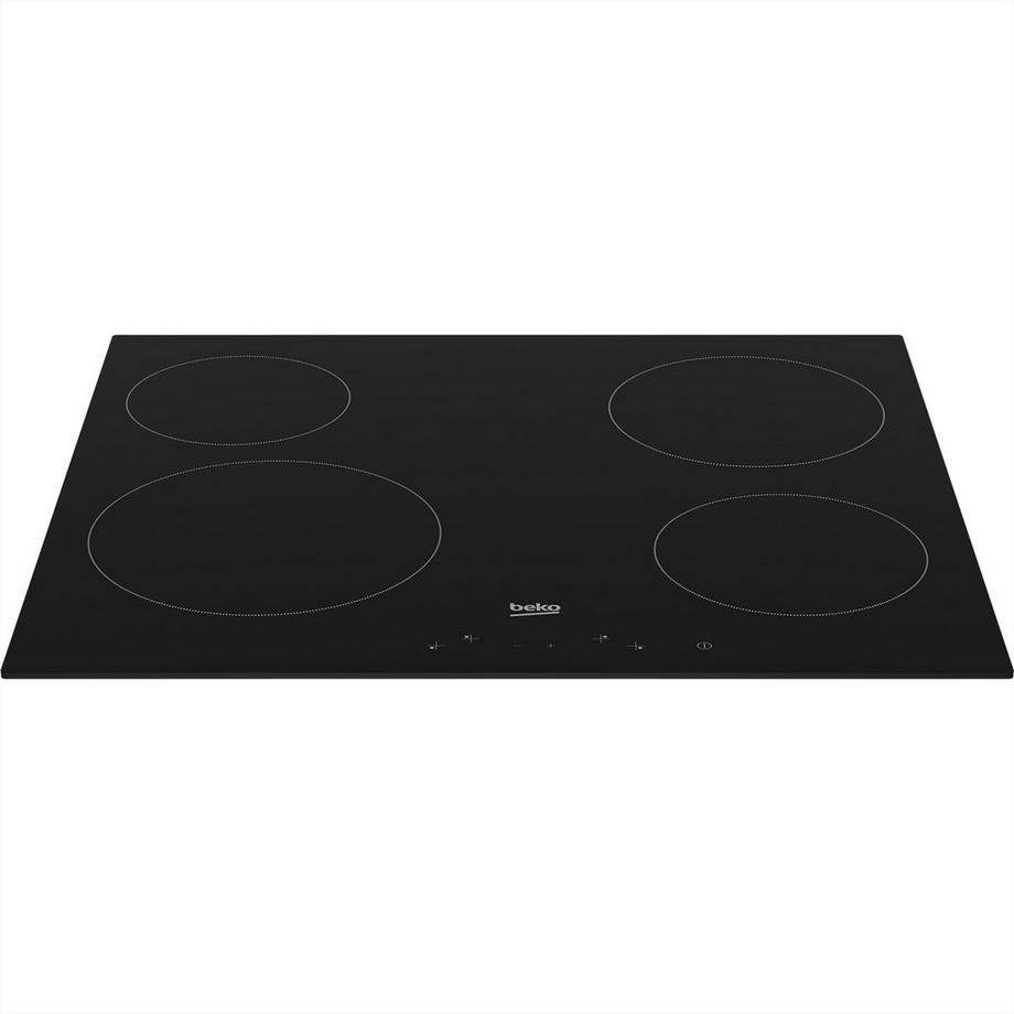 Beko  Beko HIC64401 piano cottura Nero Da incasso Ceramica 4 Fornello(i) 