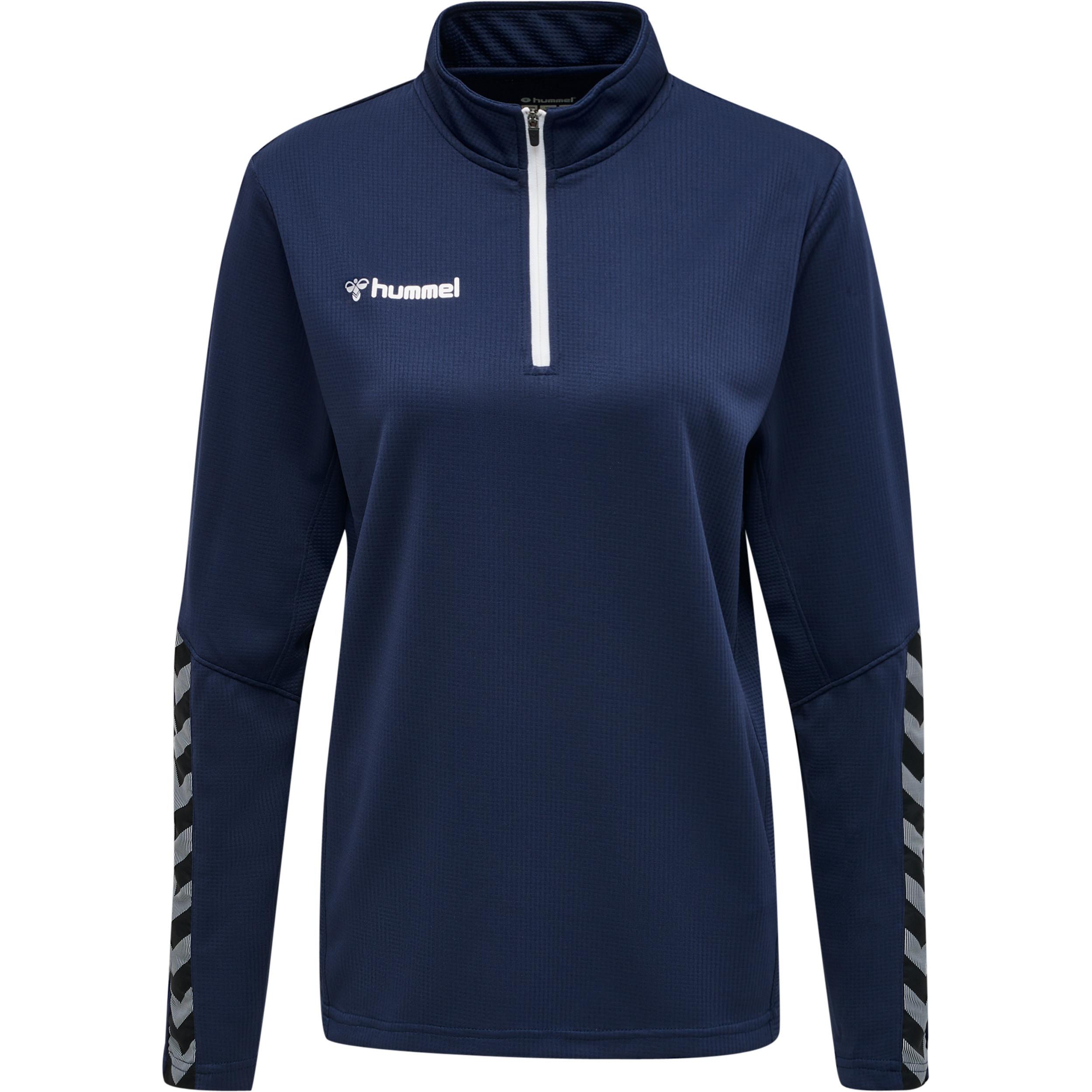 Hummel  sweatshirt humme demi-zip hmauthentic 