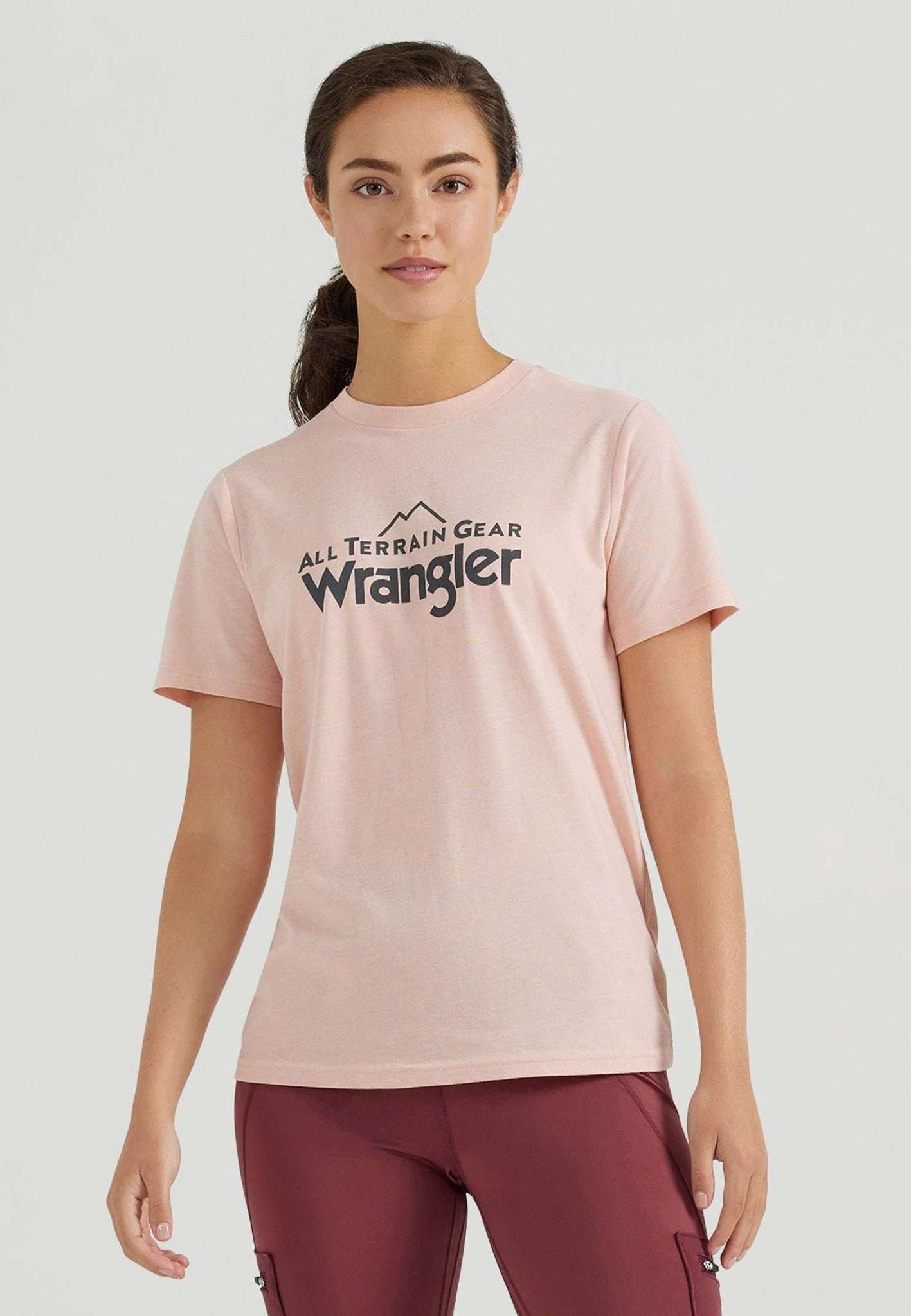 Image of T-shirts Logo Tee Damen Pink L