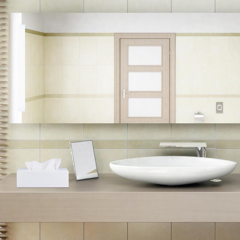 Northix Boîte à mouchoirs en bambou  