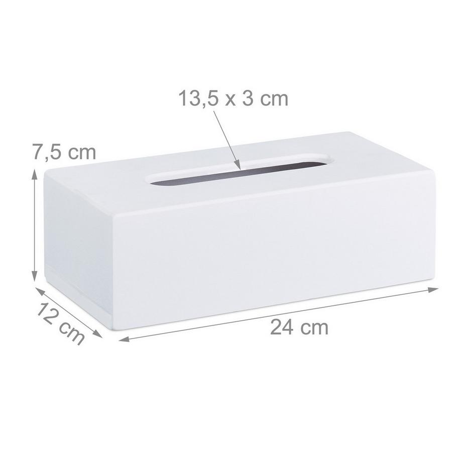 Northix Boîte à mouchoirs en bambou  