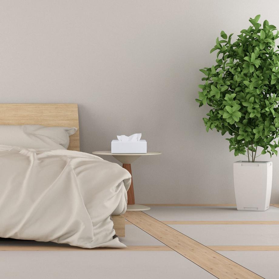 Northix Boîte à mouchoirs en bambou  