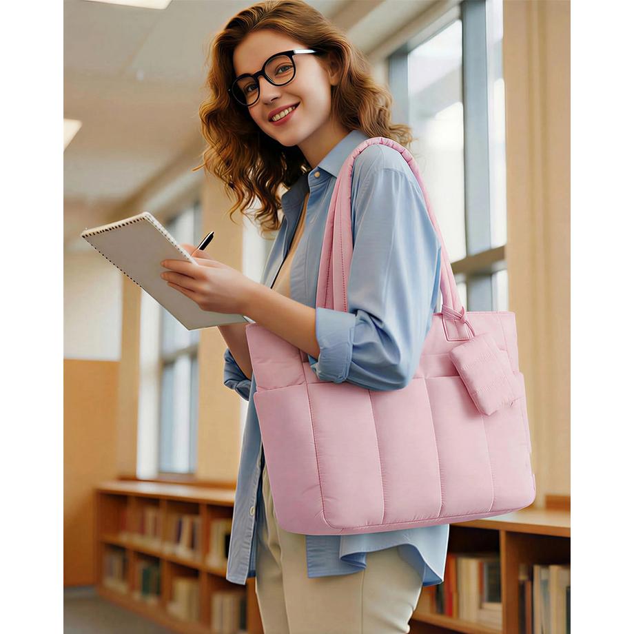 Only-bags.store Grand Sac Fourre-Tout Léger avec Nombreux Compartiments et Étui Magnétique pour Écouteurs  