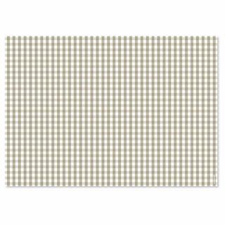 trendform Papiertischset VICHY beige Block mit 50 Blatt  