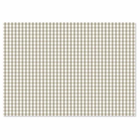 trendform Papiertischset VICHY beige Block mit 50 Blatt  