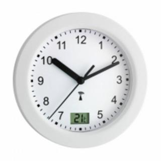 TFA Dostmann Horloge murale radiopilotée pour salle de bain  