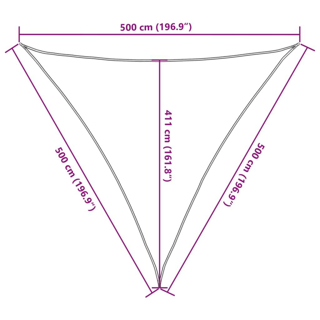 VidaXL Voile solaire  