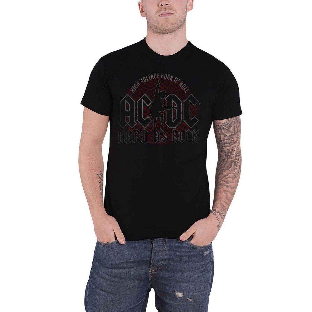 Image of Acdc Hard As Rock Tshirt Damen Schwarz XXL