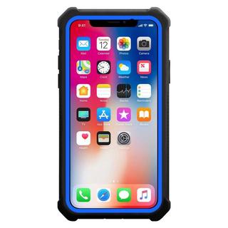 Cadorabo  Hülle für Apple iPhone X  XS 2-in-1 TPU Silikon-Rand Glas-Rücken 