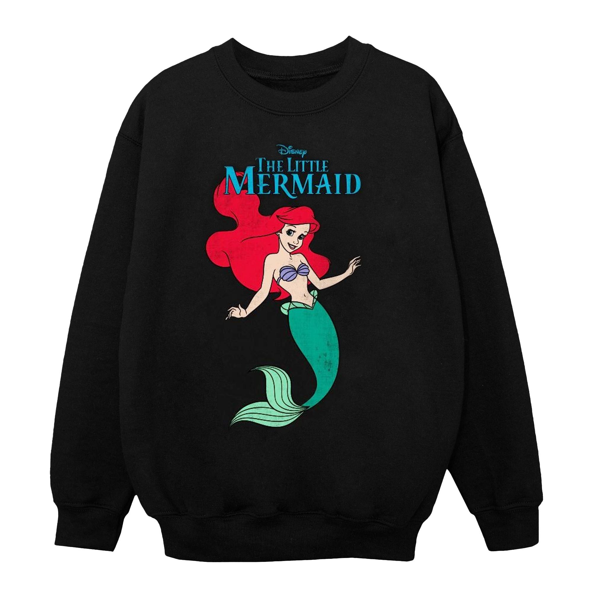 Image of The Little Mermaid Line Ariel Sweatshirt Unisex Schwarz 152-158