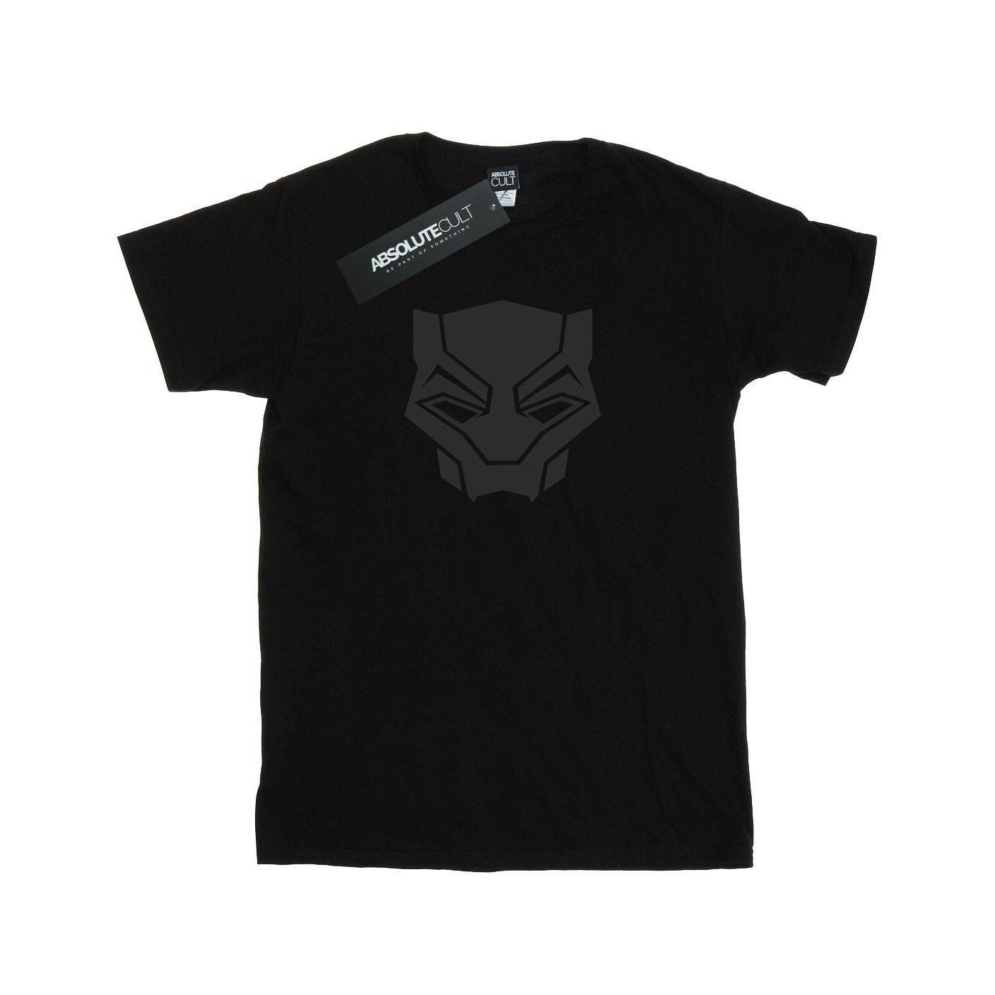 Image of Black Panther Black On Black Tshirt Herren Schwarz 3XL