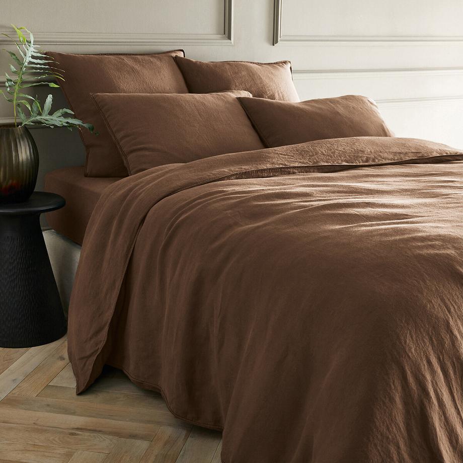 Housse de couette chanvre lavé