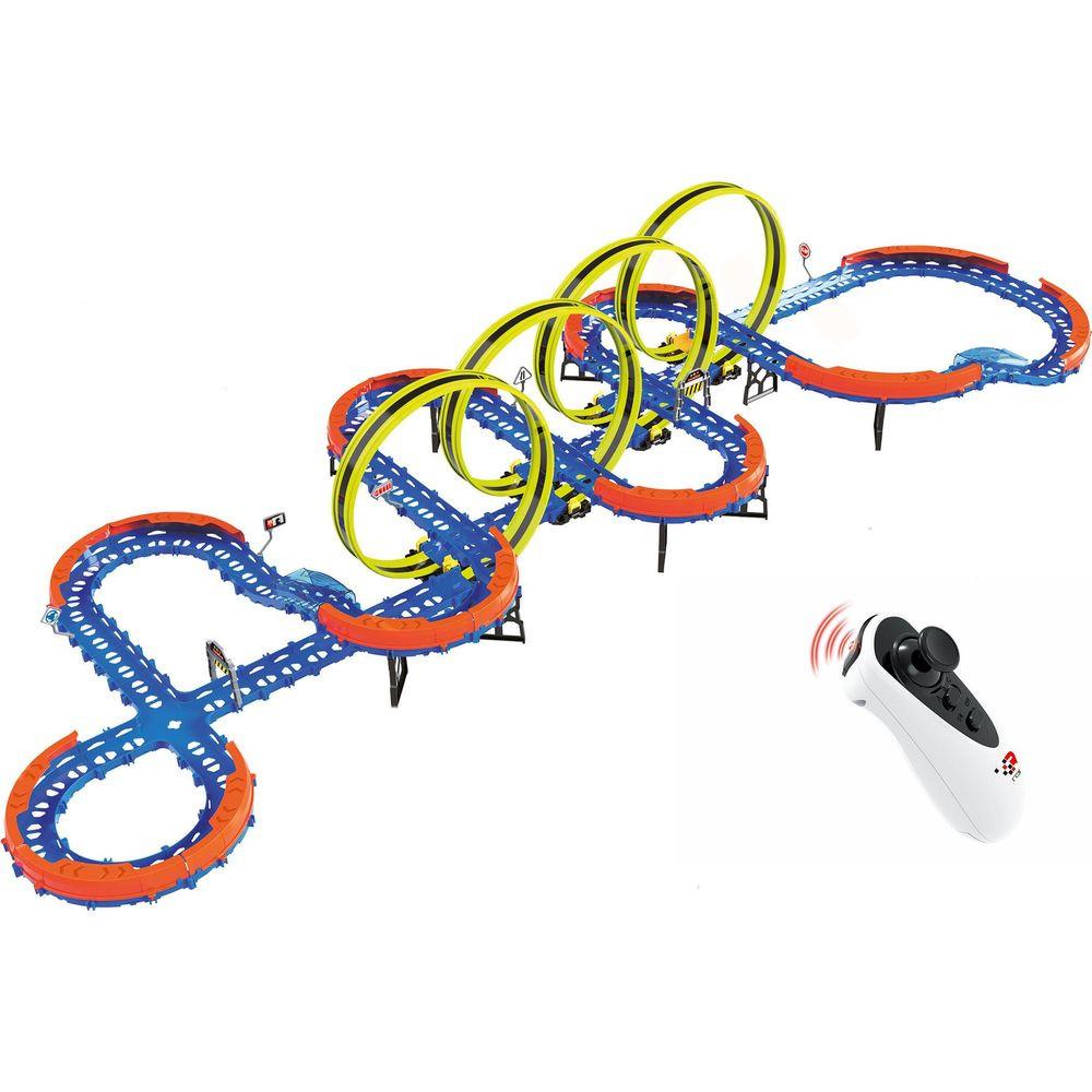 Image of Magic Traxx Rennbahn Glow Rot Bunt