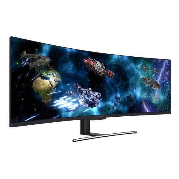 LC POWER  LC-M49-DFHD-144-C-Q LED display 124,5 cm (49") 3840 x 1080 Pixel UltraWide Full HD QLED Nero 