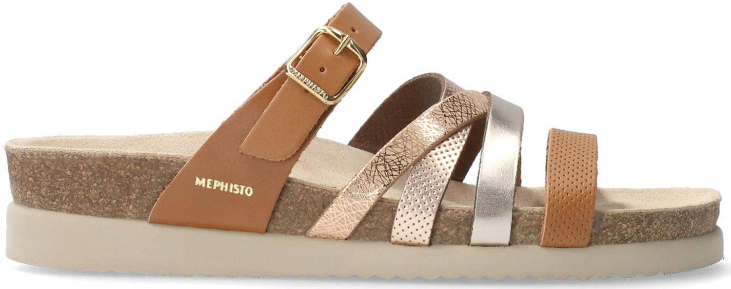 Image of Huleda - Leder Sandale Damen Braun 42