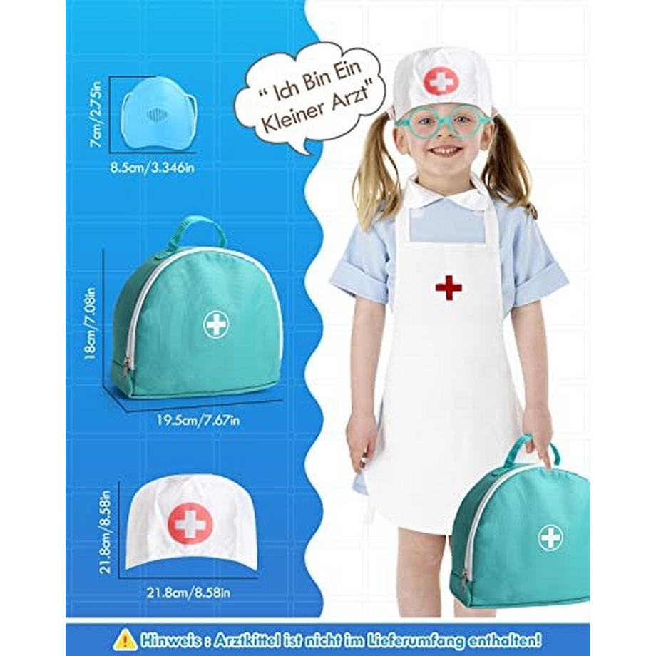 Activity-board  Arztkoffer Kinder Holz, Doktorkoffer Kinder, Kinder Arztkoffer mit Menschlichen Organmodellen, 