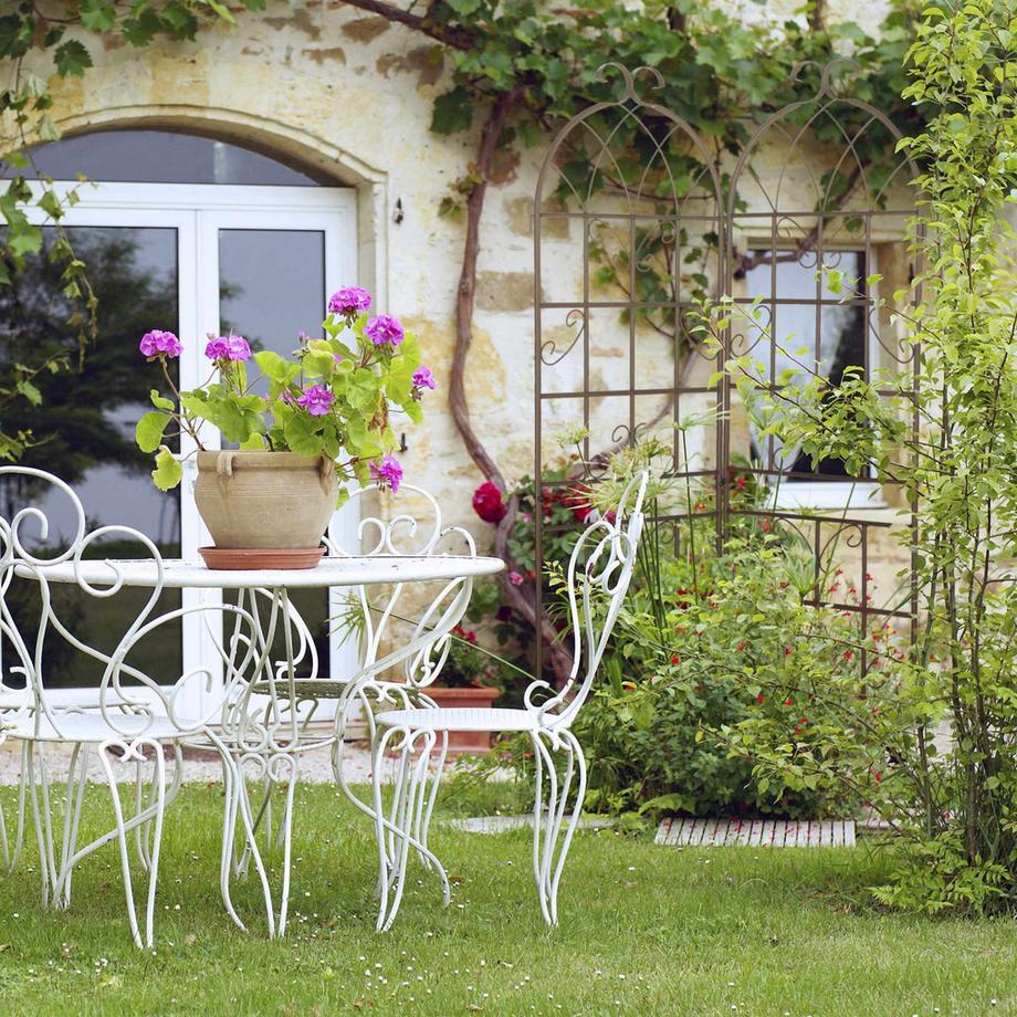 B2X Treillis 180 cm lot de 2 marron  