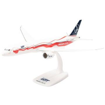 Herpa Snap-Fit Flugzeugmodell Lot Polish Airlines Boeing 787-9 Proud of Poland`s Independence (1:200)