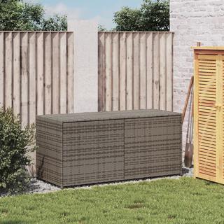 VidaXL Boîte de rangement de jardin rotin synthétique  