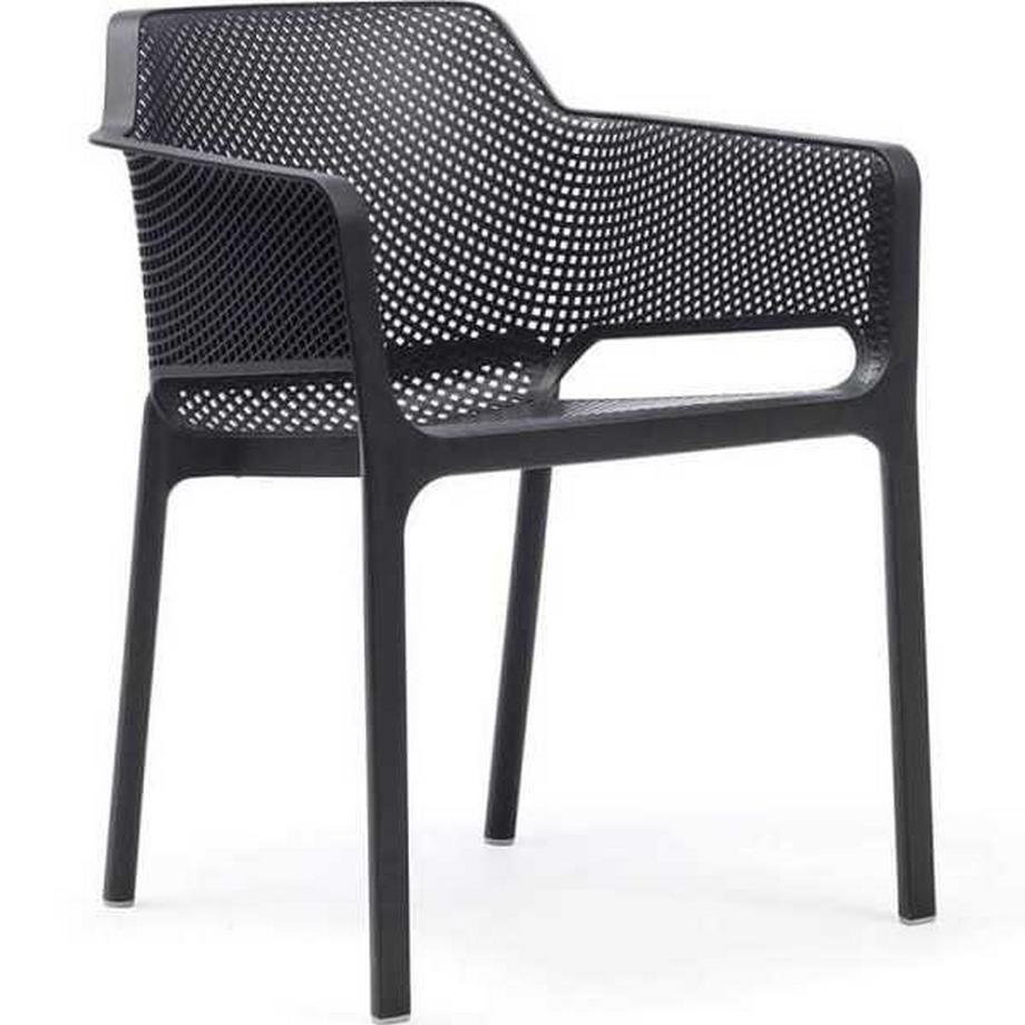 Fauteuil de jardin Net anthracite