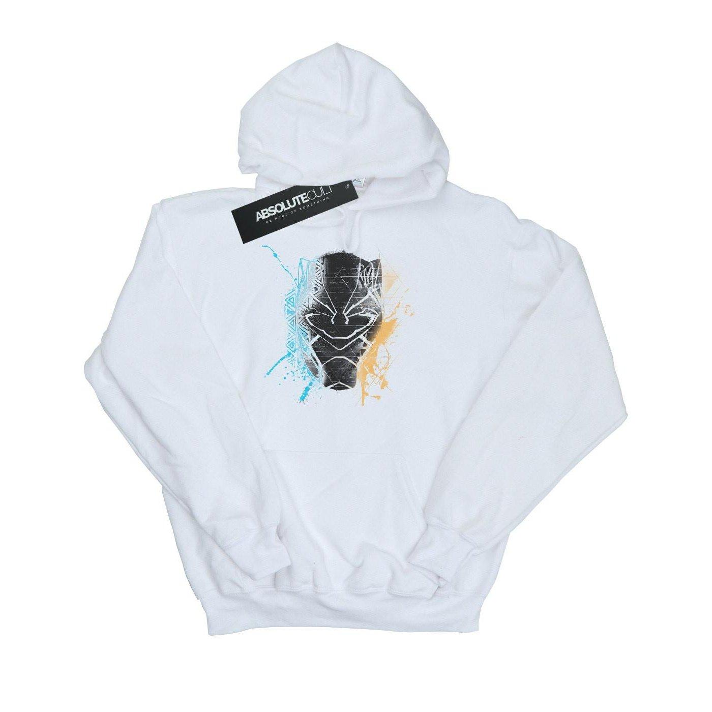 Image of Black Panther Splash Kapuzenpullover Mädchen Weiss 128