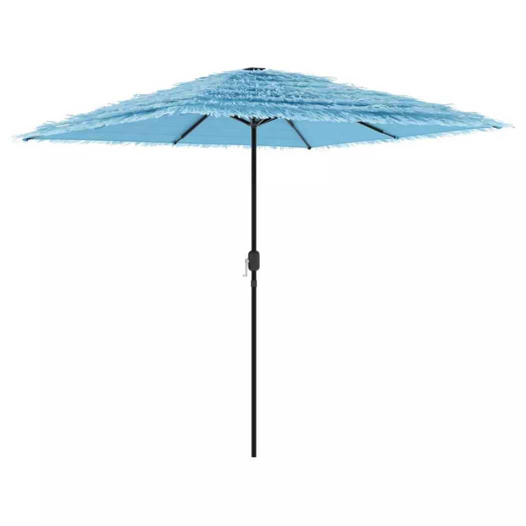 vidaXL Sonnenschirm mit Stahlmast Blau 248x248x248 cm
