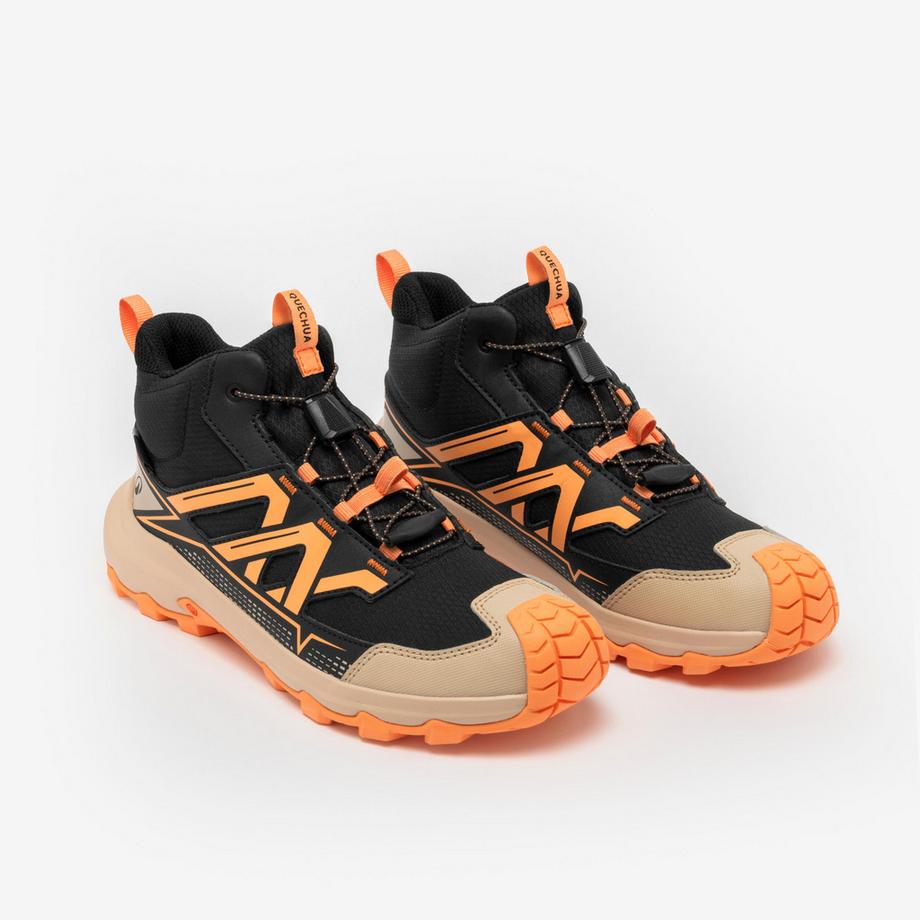QUECHUA Crosscrock Scarpe da Trekking Impermeabili Bambino con Lacci  