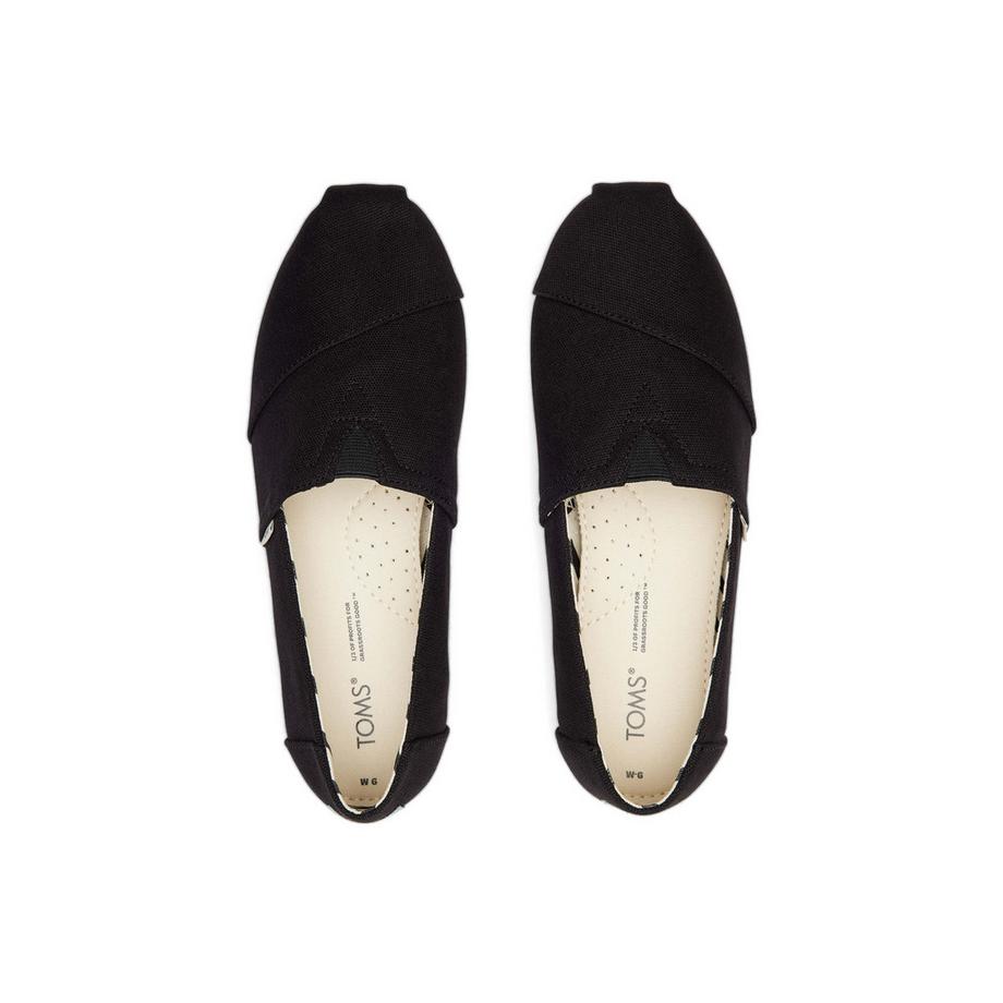 TOMS  espadrilles aus recycelter baumwolle, damen  alpargata 