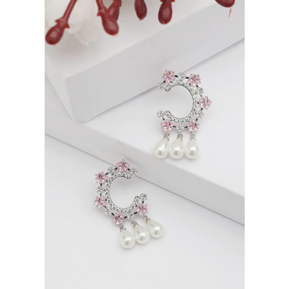 AVANT-GARDE PARIS  Diva C-förmige Tropfenohrringe 