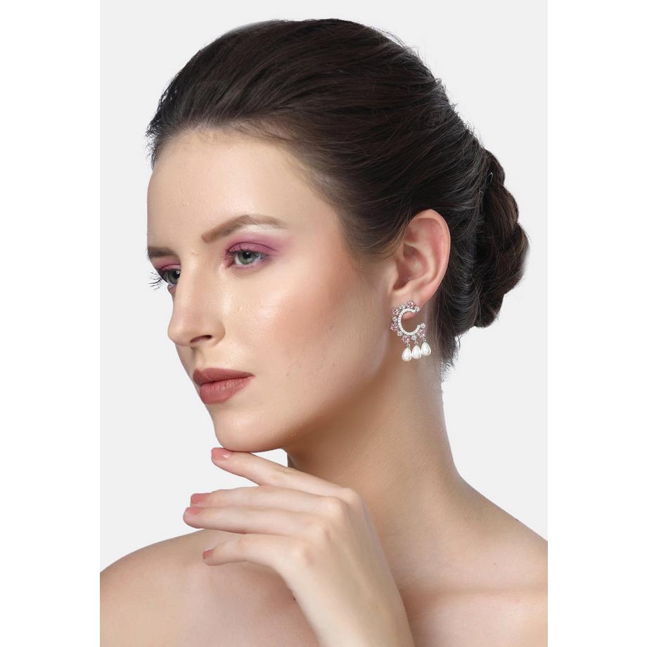 AVANT-GARDE PARIS  Diva C-förmige Tropfenohrringe 