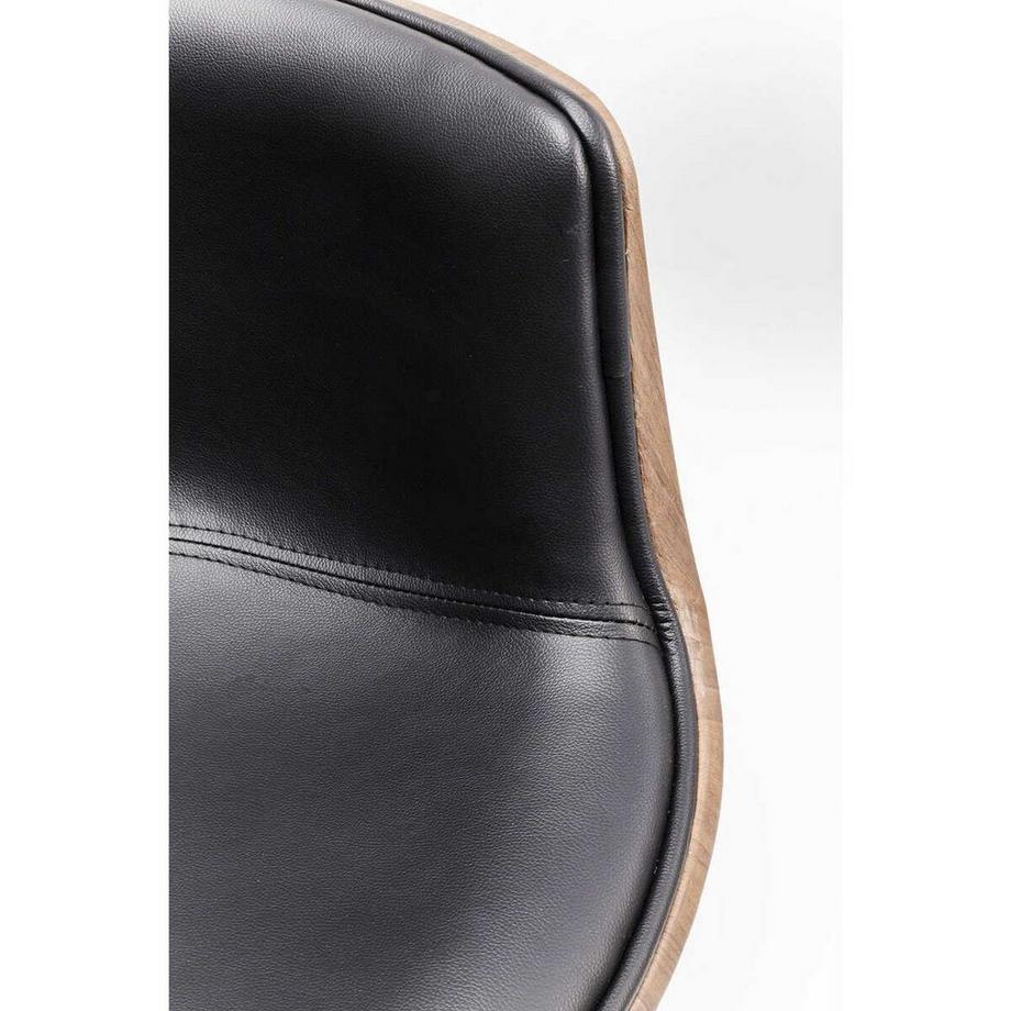 mutoni Chaise pivotante Club 54 Walnut  