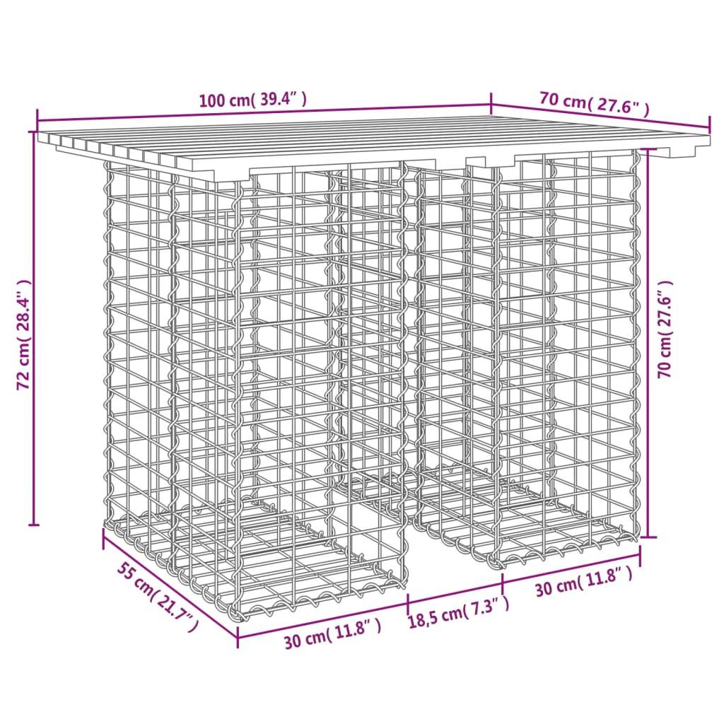 VidaXL Banc de jardin bois de pin  