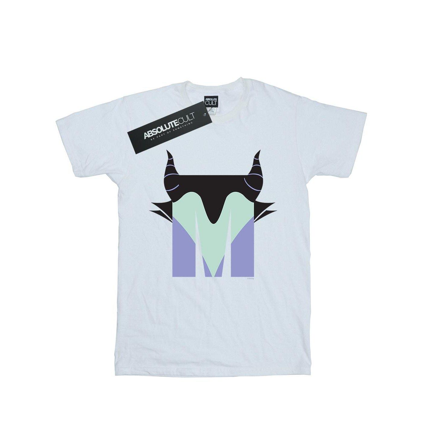 Image of Alphabet M Is For Maleficent Tshirt Unisex Weiss 140/146