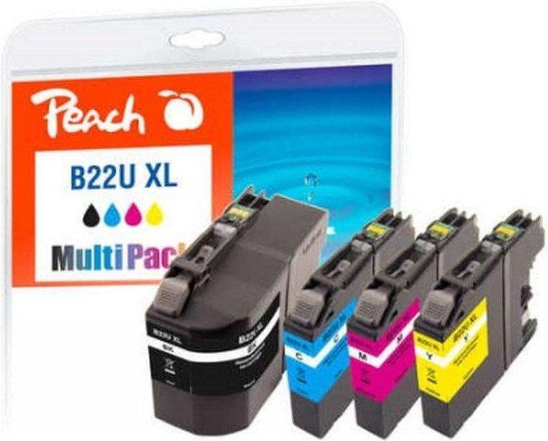 Peach  Tinte Brother LC-22U XL MultiPack 1x50ml, 3x 15ml, 1x 2570 S., 3x 1735 S. 