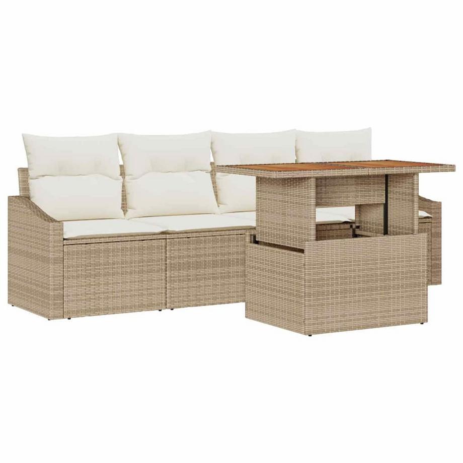 Canapé de jardin poly rattan