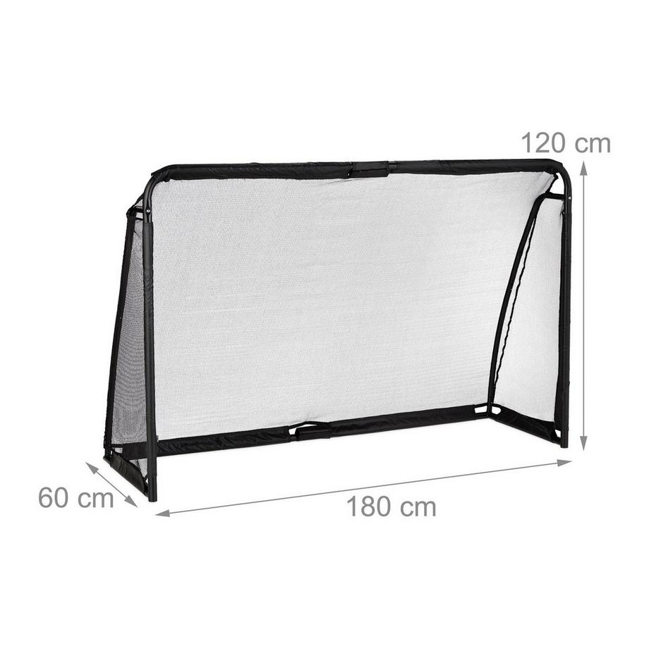 B2X  But de football noir 120 x 180 cm 