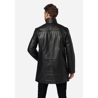 RICANO  Manteau en cuir pour homme Veetal, avec empiècement textile amovible 