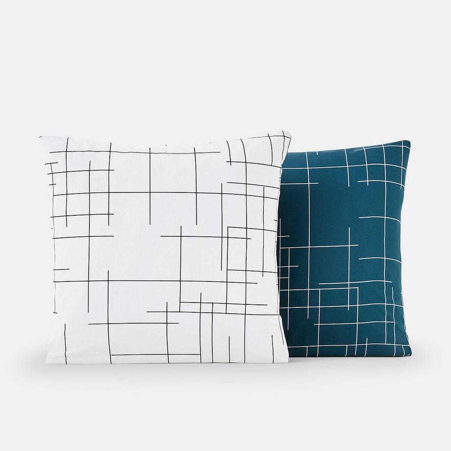 La Redoute Intérieurs Charline Housse de Coussin Réversible  