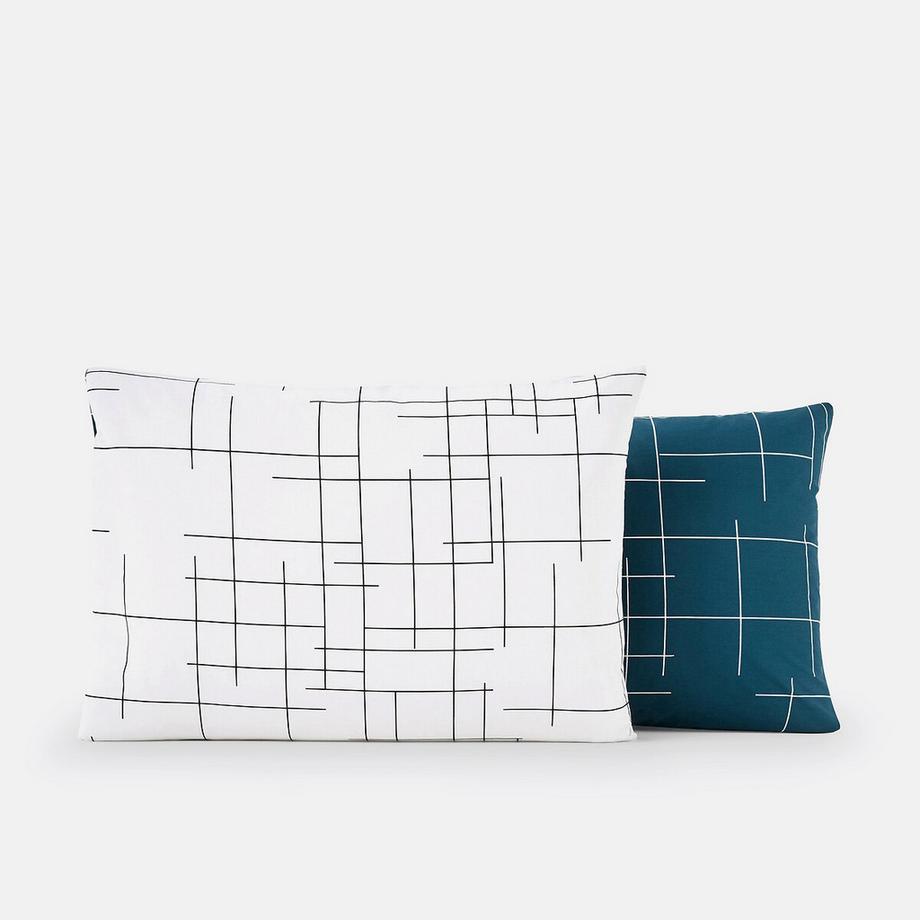 La Redoute Intérieurs Charline Housse de Coussin Réversible  