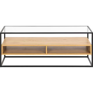 mutoni Meuble TV Randall verre transparent naturel 120  