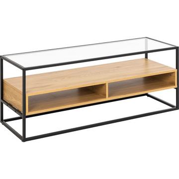 TV-Möbel Randall Glas transparent natur 120