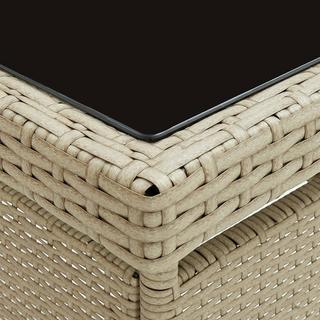 VidaXL Gartentisch poly-rattan  