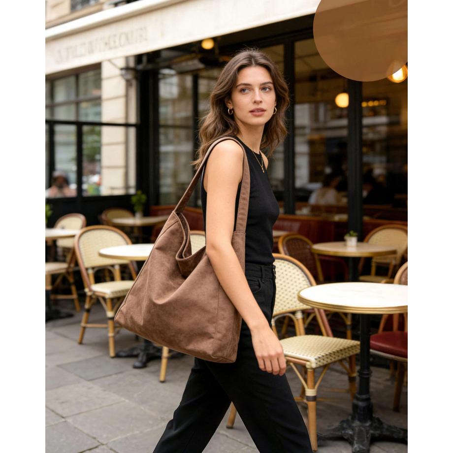 Only-bags.store Grosse Umhängetasche mit geräumigem Innenraum  