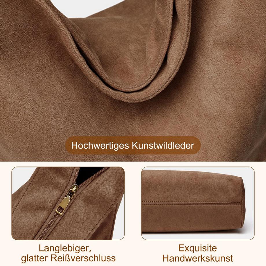 Only-bags.store Grosse Umhängetasche mit geräumigem Innenraum  