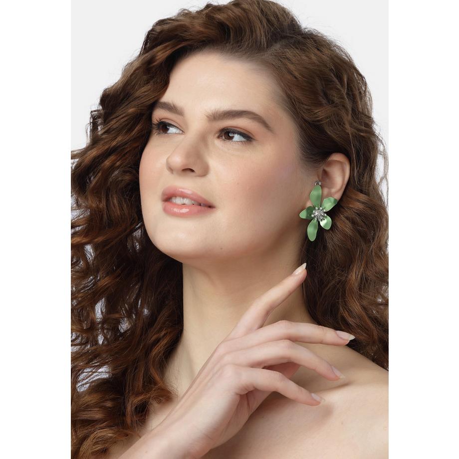 AVANT-GARDE PARIS  Florale Steckerohrringe 