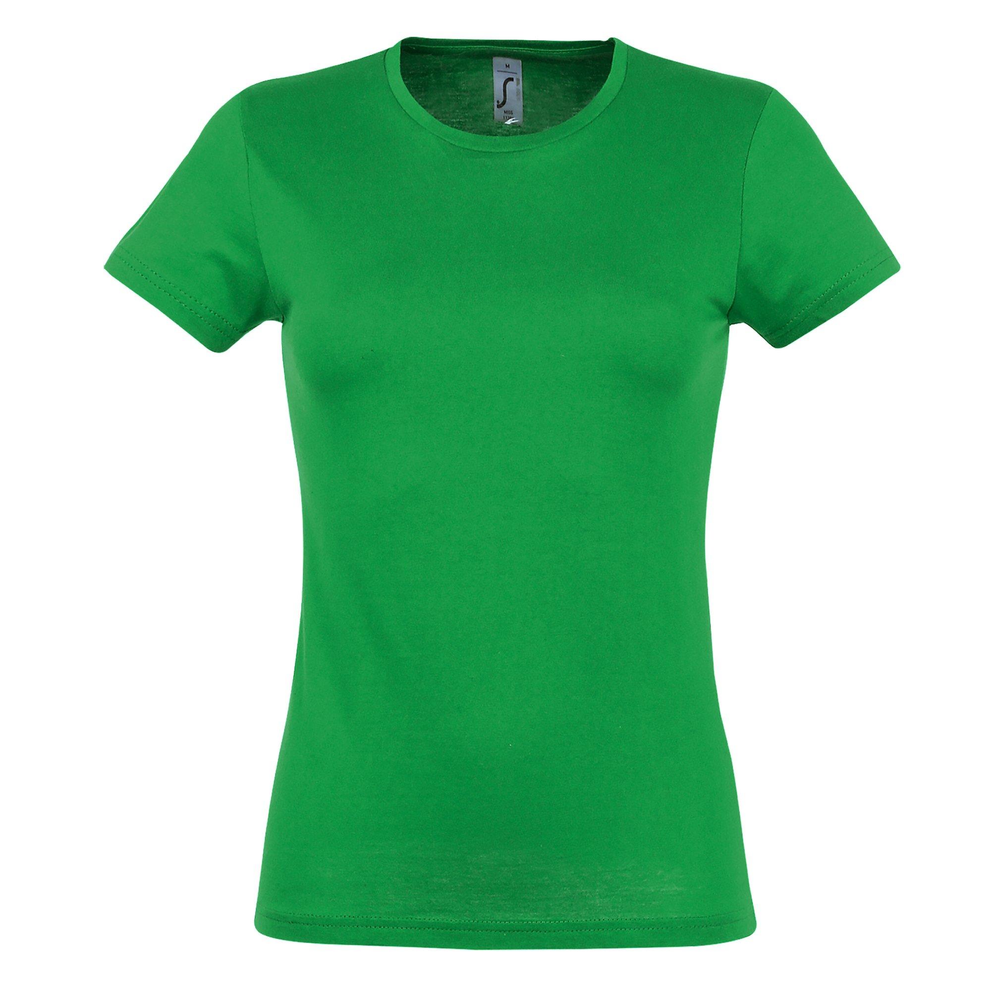 Image of Tshirt, Kurzarm, Rundhalsausschnitt Damen Grün XL