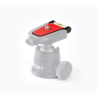 Joby  Joby QR Plate 3K tête de trépieds Noir, Rouge Acrylonitrile-Butadiène-Styrène (ABS), Acier inoxydable, Élastomère thermoplastique (TPE) 1/4" 