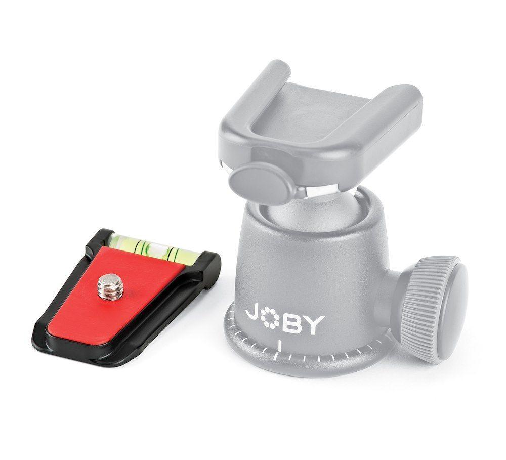 Joby  Joby QR Plate 3K tête de trépieds Noir, Rouge Acrylonitrile-Butadiène-Styrène (ABS), Acier inoxydable, Élastomère thermoplastique (TPE) 1/4" 