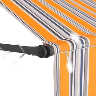 VidaXL Auvent rétractable tissu  