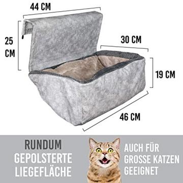 Heizungsliege | Auch für große Katzen geeignet I Katzenbett Heizung Hängehöhle Katze Katze Heizung